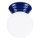 Vannitoa laelamp ZORI 1xG9/8W/230V, läbimõõt 12 cm, IP44, sinine