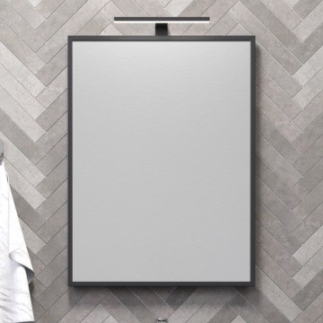 Vannitoa peegel BORGSTED 60x80 cm, must