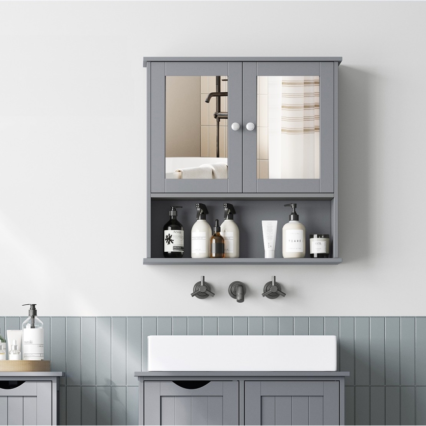 Vannitoa peegelkapp ZARA 58,5x56,5 cm hall