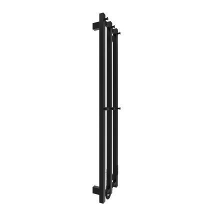 Vannitoa radiaator HF SLIM 110W/230V 117x25 cm must kandiline