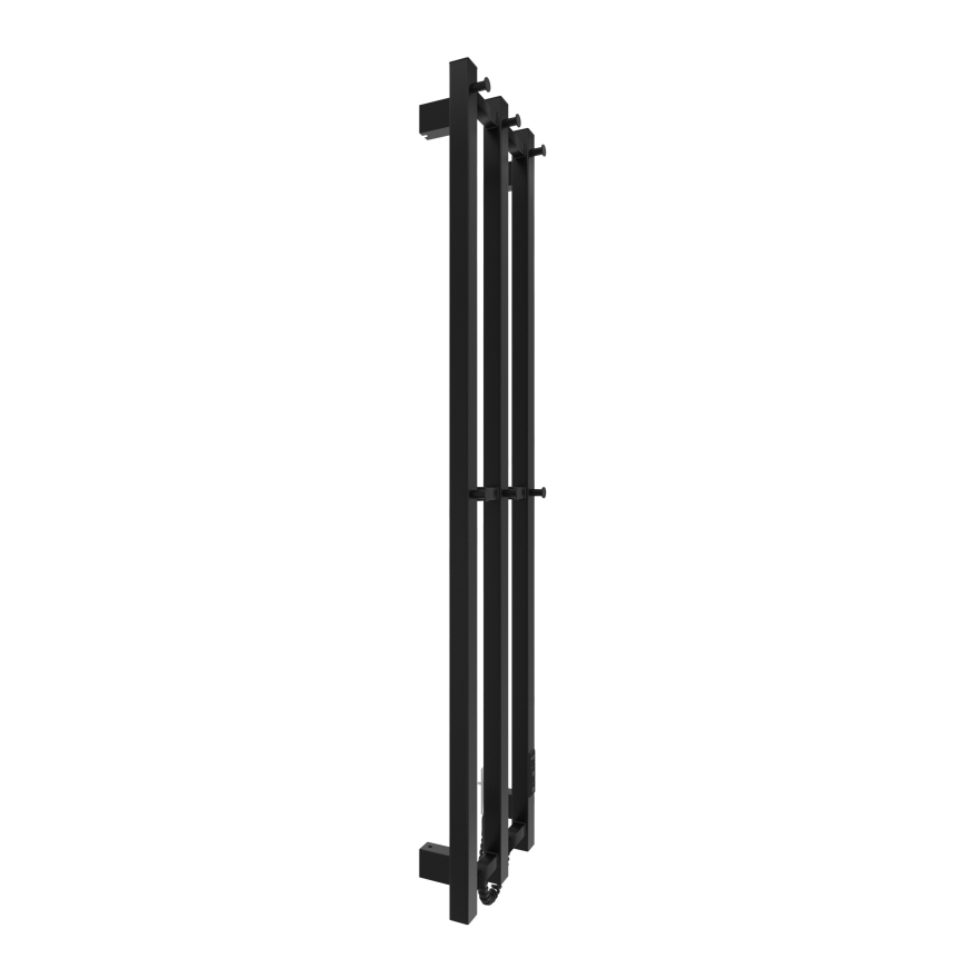 Vannitoa radiaator HF SLIM 110W/230V 117x25 cm must kandiline