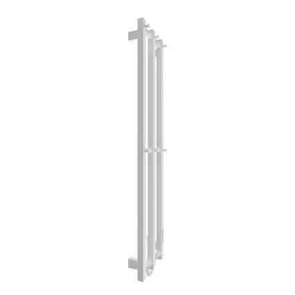 Vannitoa radiaator HF SLIM 110W/230V 117x25 cm valge kandiline