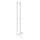 Vannitoa radiaator HF SLIM 80W/230V 117x14 cm valge kandiline