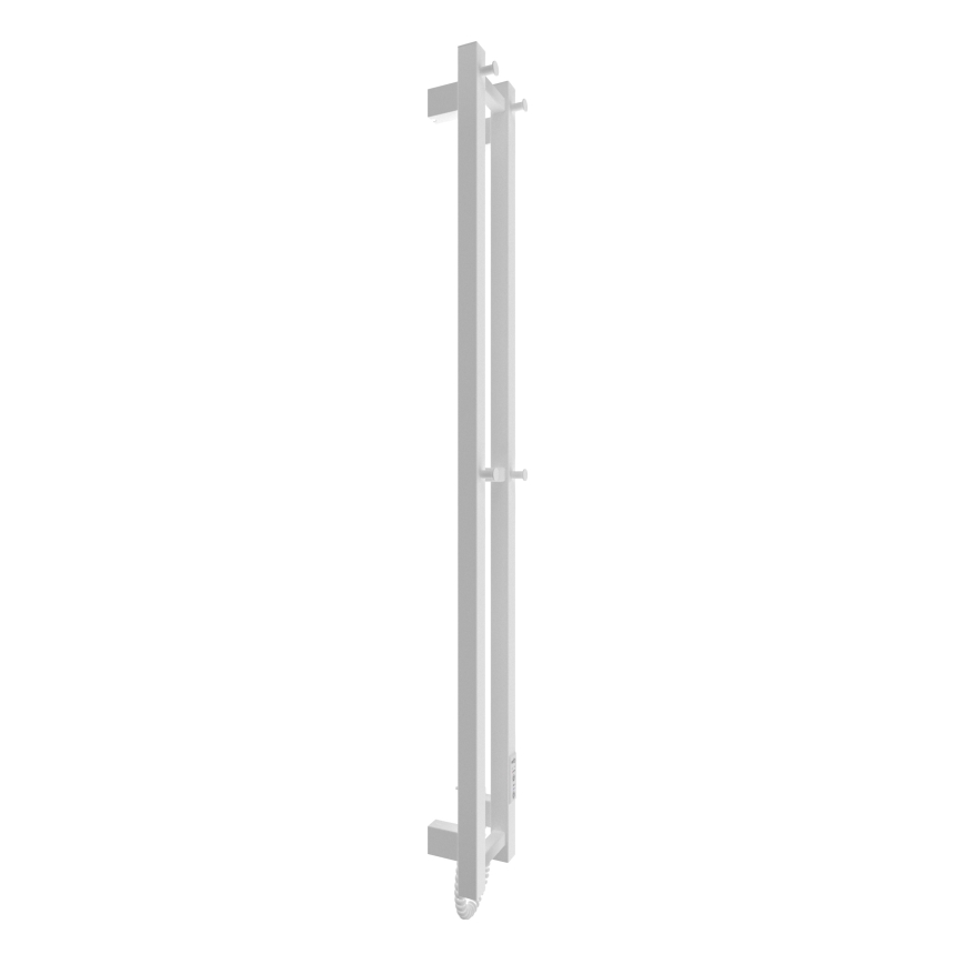 Vannitoa radiaator HF SLIM 80W/230V 117x14 cm valge kandiline
