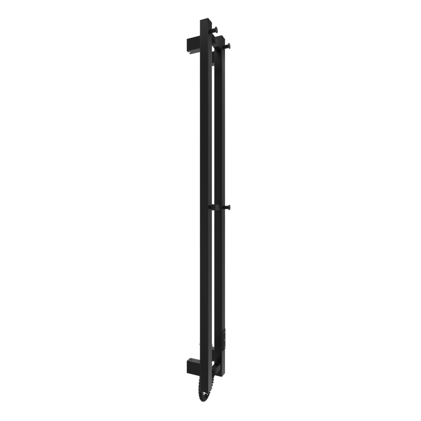 Vannitoa rätikukuivati HF SLIM 80W/230V 117x14 cm must, kandiline, IP44
