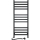 Vannitoa rätikuradiaator AVANGARD termostaadiga 459W/230V 120,6 cm IP44 must, vasakpoolne, nurgeline