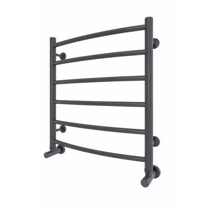 Vannitoa rätikuradiaator INOX CLASSIC 122W/230V 57x53 cm roostevaba teras/antratsiit