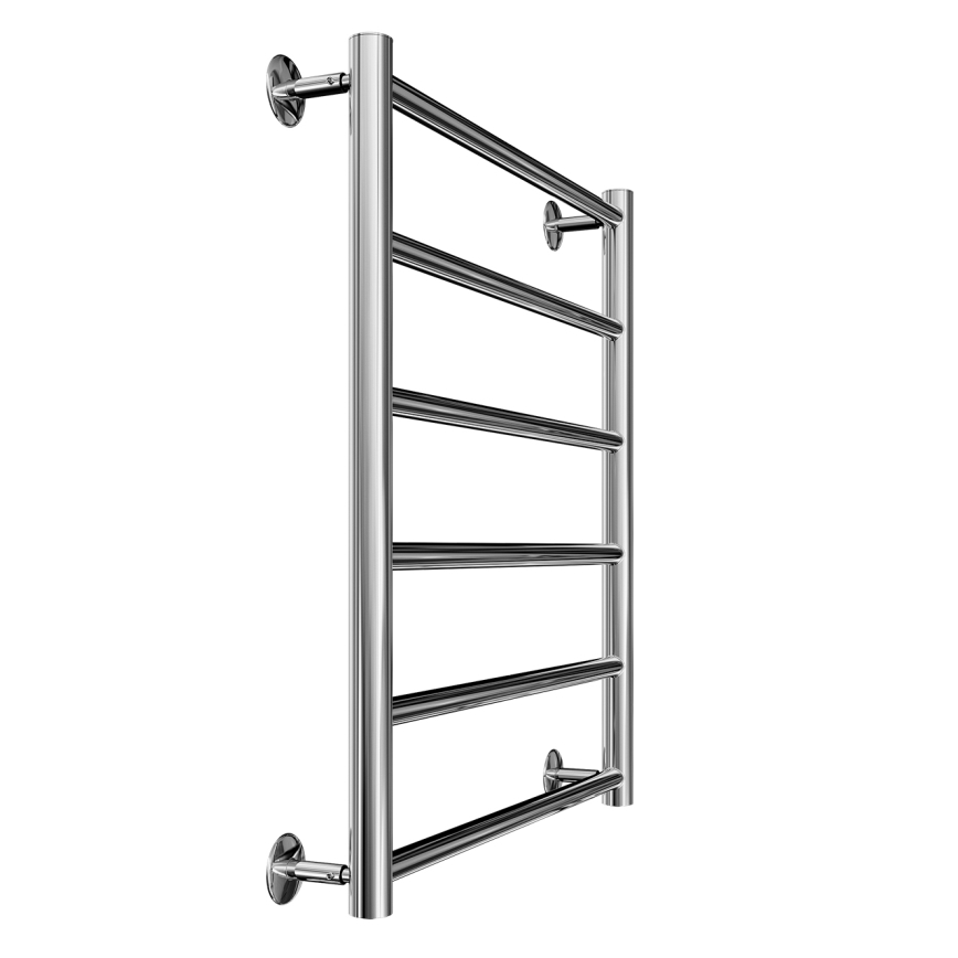 Vannitoa rätikuradiaator INOX FLAT 122W/230V 57x43 cm roostevaba/läikiv kroom