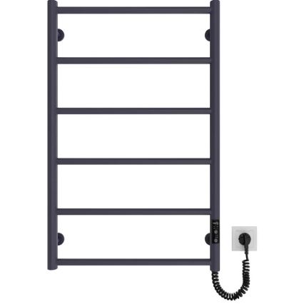 Vannitoa redelradiaator CLASSIC 110W/230V 81x52 cm roostevaba teras/antratsiit parempoolne