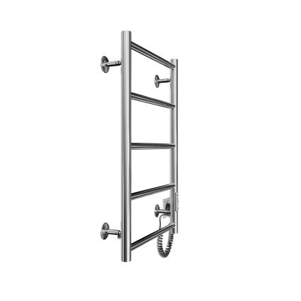 Vannitoa redelradiaator CLASSIC 65W/230V 66x42 cm roostevabast terasest / läikiv kroom parempoolne