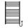 Vannitoa redelradiaator HF DERBY 170W/230V 77x53 cm must IP44