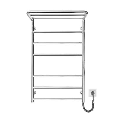 Vannitoa redelradiaator HOME 95W/230V 77x53 cm roostevaba teras/kroomitud parempoolne