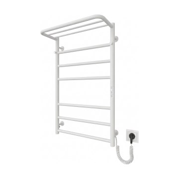 Vannitoa redelradiaator HOME 95W/230V 77x53 cm roostevaba/valge parempoolne