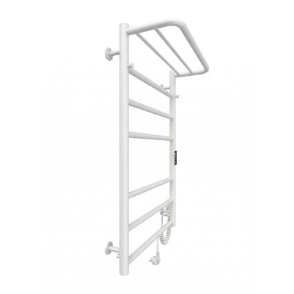 Vannitoa redelradiaator HOME 95W/230V 77x53 cm roostevaba/valge parempoolne