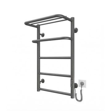 Vannitoa redelradiaator HOTEL 75W/230V 66x42 cm roostevaba/antratsiit parempoolne