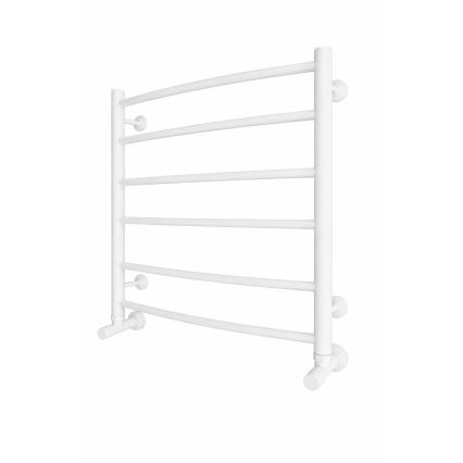 Vannitoa redelradiaator INOX CLASSIC 122W/230V 57x53 cm roostevaba teras/valge