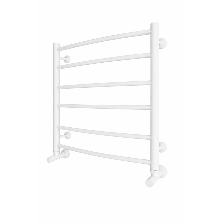 Vannitoa redelradiaator INOX CLASSIC 122W/230V 57x53 cm roostevaba teras/valge