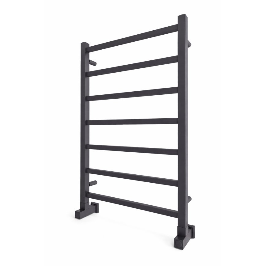 Vannitoa redelradiaator INOX TOKIO 161W/230V 77x53 cm roostevaba teras/antratsiit