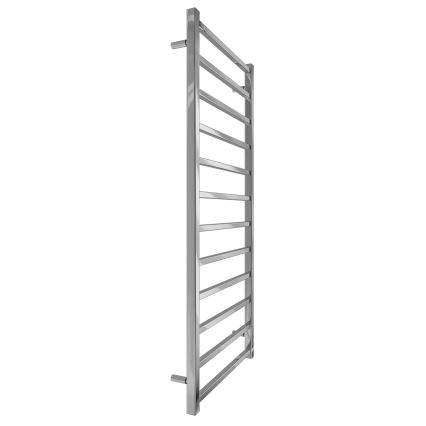 Vannitoa redelradiaator INOX TOKIO 233W/230V 117x53 cm roostevaba teras/läikiv kroom