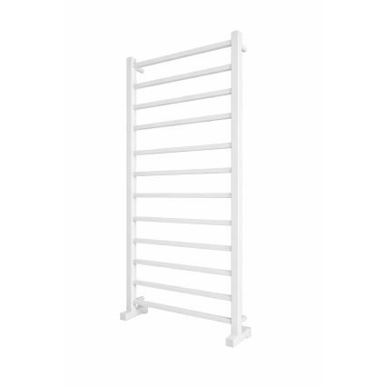 Vannitoa redelradiaator INOX TOKIO 233W/230V 117x53 cm roostevaba/valge