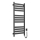 Vannitoa redelradiaator LARGO termostaadiga, 256 W, 120 x 50 cm, must, parempoolne