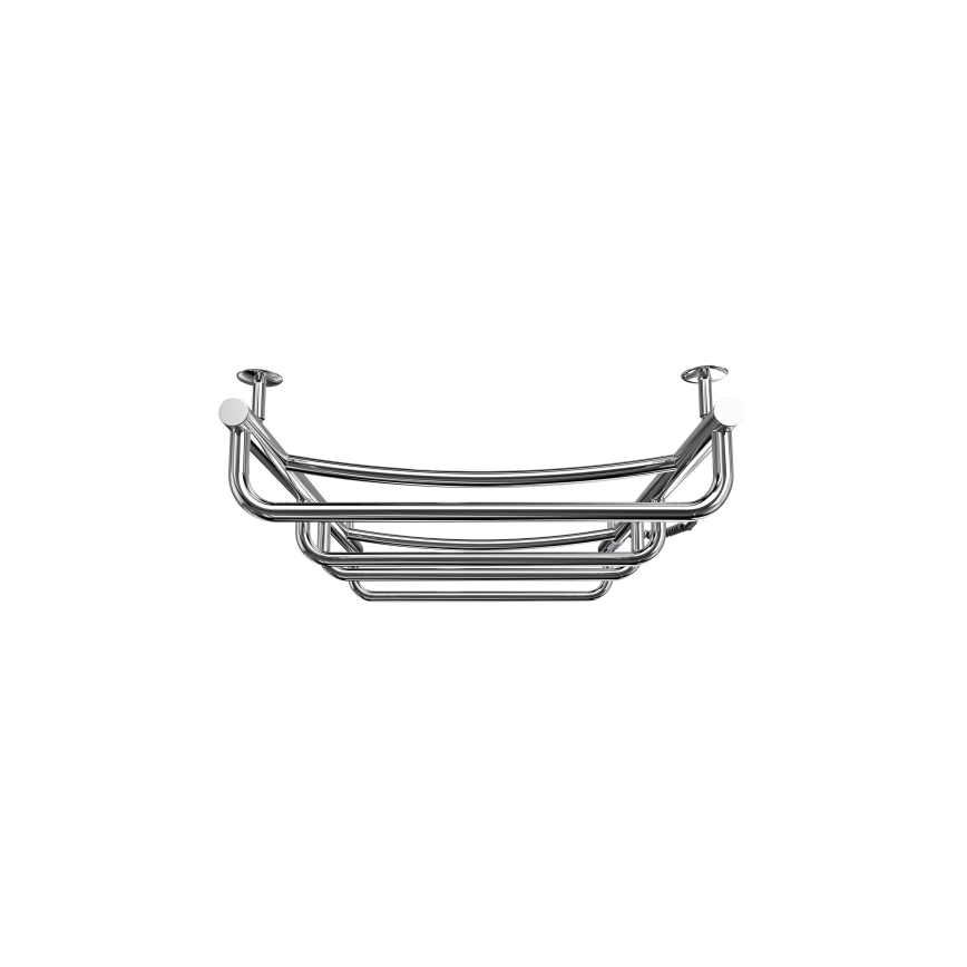 Vannitoa redelradiaator LUX 105W/230V 81x52 cm roostevaba/läikiv kroom parempoolne