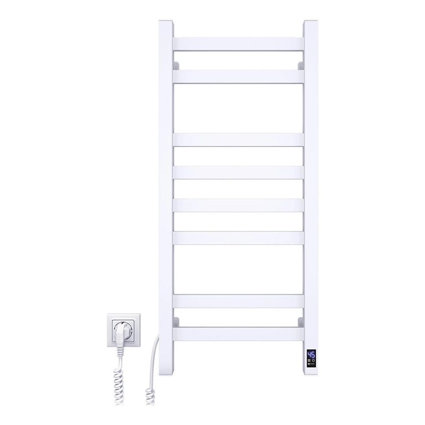 Vannitoa redelradiaator termostaadiga AVANGARD 251 W/230 V 80,6 cm IP44 valge vasakpoolne ruudukujuline