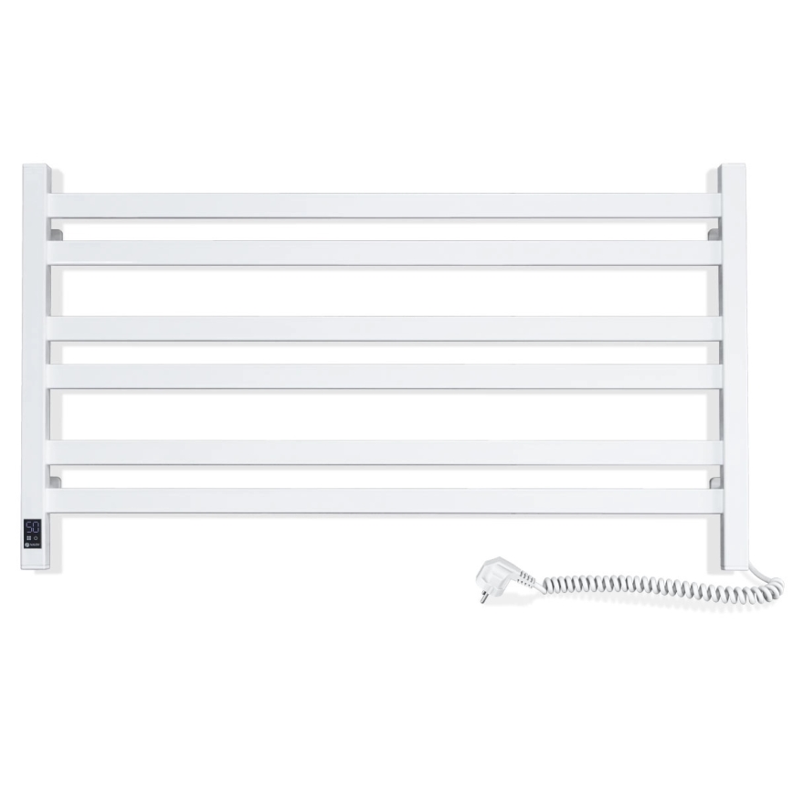 Vannitoa redelradiaator termostaadiga AVANGARD 316W/230V 50,6 cm IP44 valge parempoolne ruudukujuline