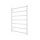 Vannitoa redelrätikukuivati INOX TOKIO 161W/230V 77x53 cm roostevaba/valge