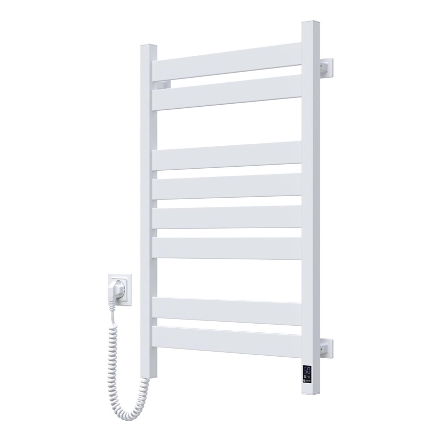 Vannitoa redelrätikukuivati termostaadiga LARGO 432W/230V 80,6 cm IP44 valge vasakpoolne nurgeline