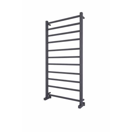 Vannitoa redelrätikuradiaator INOX TOKIO 233W/230V 117x53 cm roostevaba teras/antratsiit