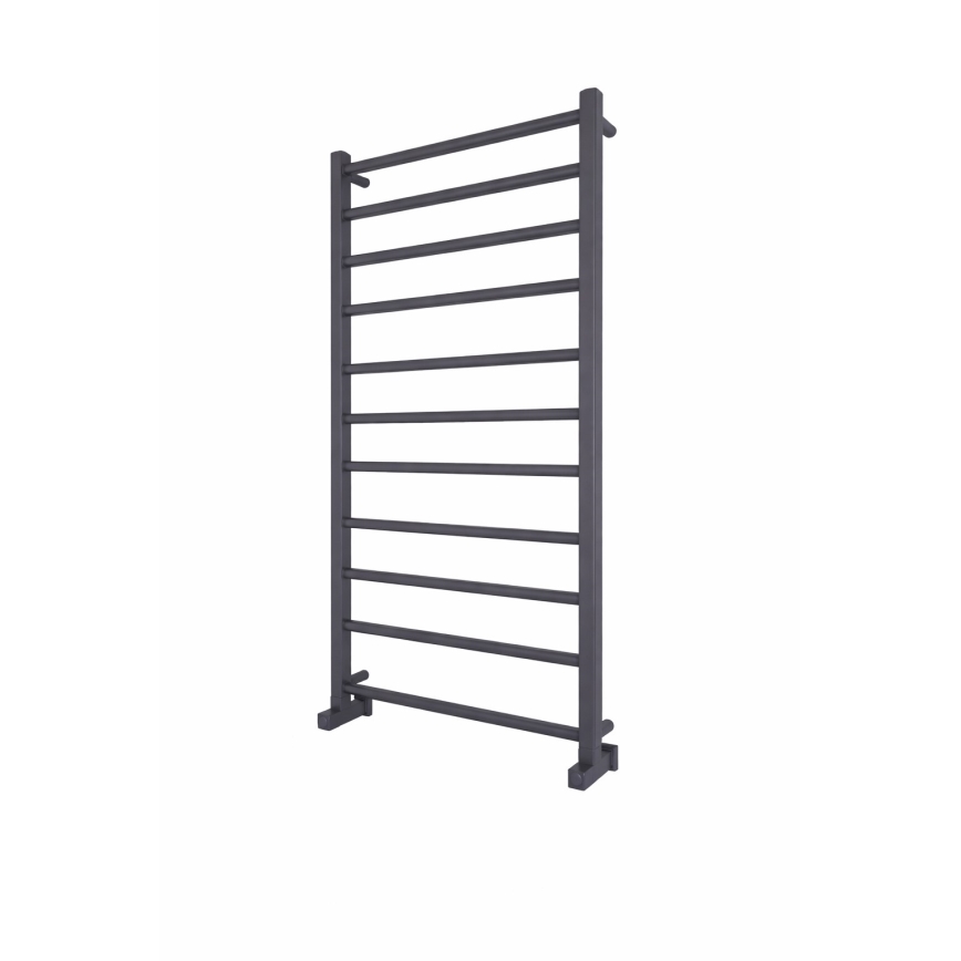 Vannitoa redelrätikuradiaator INOX TOKIO 233W/230V 117x53 cm roostevaba teras/antratsiit