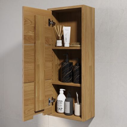 Vannitoa seinakapp GRIBSKOV 90 cm beež/tamm