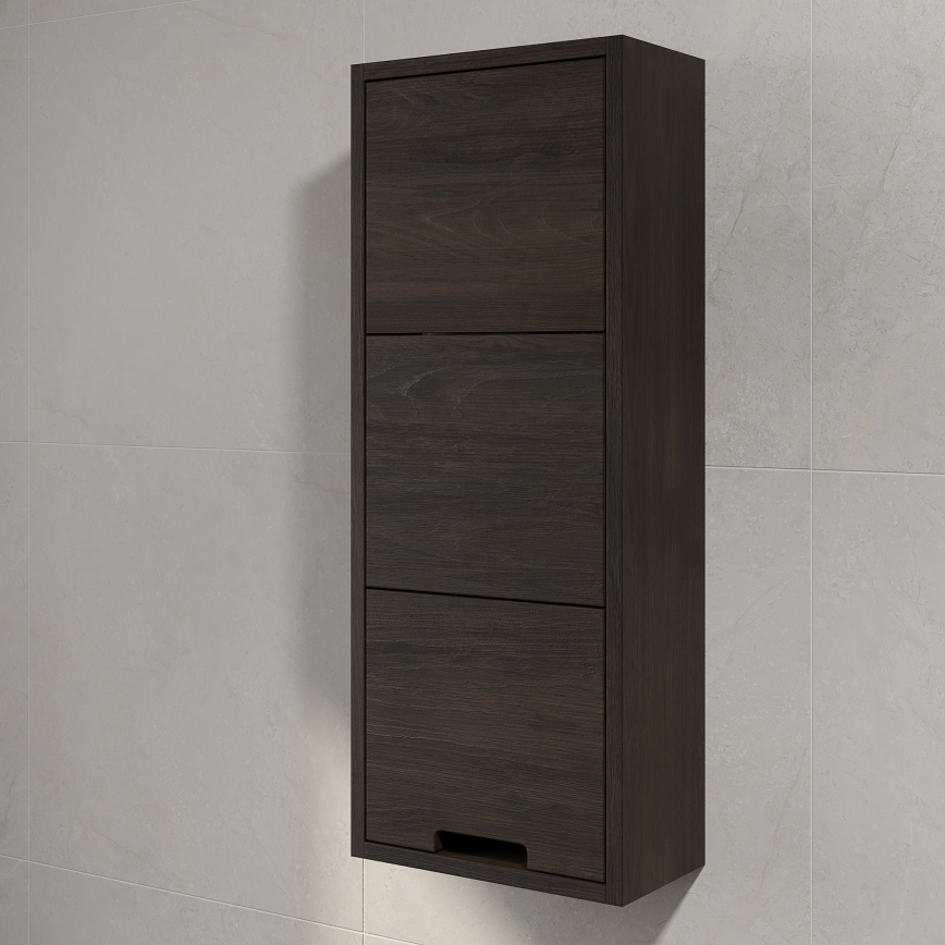 Vannitoa seinakapp GRIBSKOV 90 cm pruun/tamm