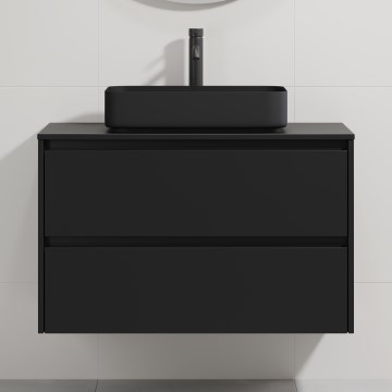 Vannitoa valamukapp TRONDHEIM/LJORDAL 90x57x46 cm must