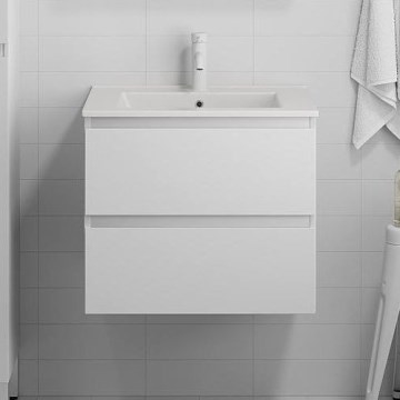 Vannitoakapp koos valamuga CONOR 61 cm valge