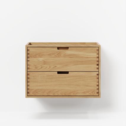 Vannitoakapp koos valamuga GRIBSKOV 80 cm, beež/tamm/valge