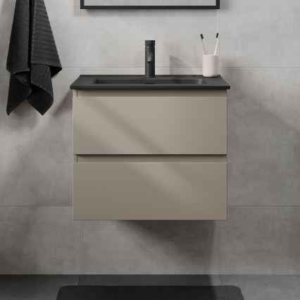 Vannitoakapp koos valamuga KENWOOD 61 cm marakesh/must