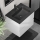 Vannitoakapp koos valamuga KENWOOD 61x52x45 cm valge/must