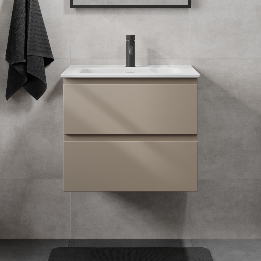 Vannitoakapp koos valamuga KENWOOD 61x52x47 cm marakesh/valge