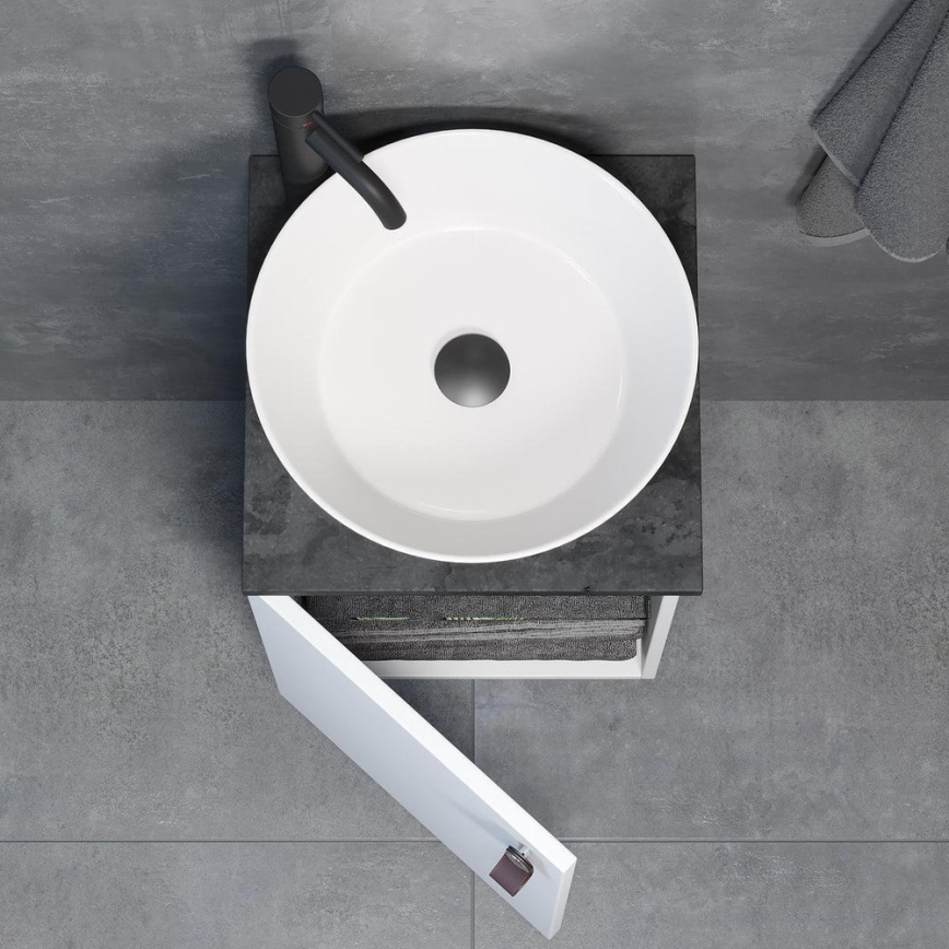 Vannitoakapp koos valamuga TAARNHOLM, valge