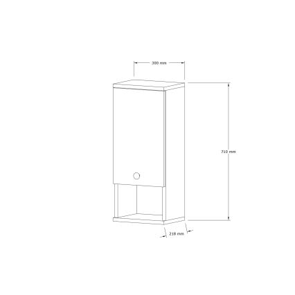 Vannitoakapp MIS 71x30 cm valge