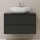 Vannitoakapp TRONDHEIM valamu jaoks 90x57x46 cm must