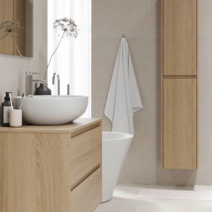Vannitoakapp TRONDHEIM valamu jaoks 90x57x46 cm tamm