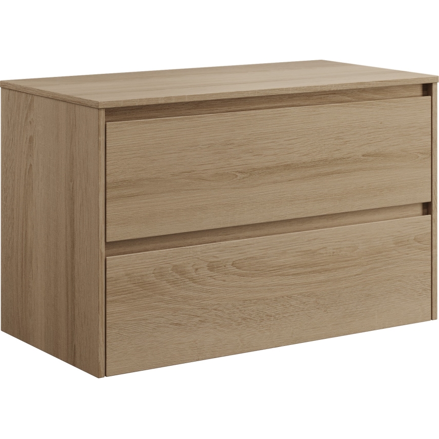 Vannitoakapp TRONDHEIM valamu jaoks 90x57x46 cm tamm