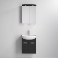Vannitoakapp valamuga ASTRID + LED-peegelkapp 4xLED/4,3W/230V IP44 must