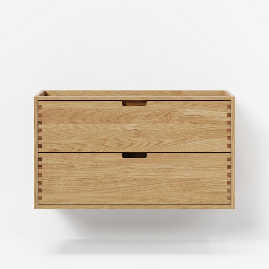Vannitoakapp valamuga GRIBSKOV 100 cm beež/tamm/valge