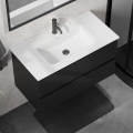 Vannitoakapp valamuga KENWOOD, 91 cm, must/valge