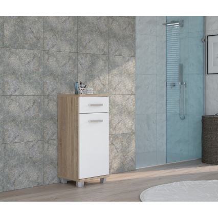 Vannitoakapp VENOM valge/sonoma tamm