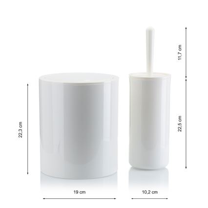 Vannitoakomplekt CARMEN 5 tk valge